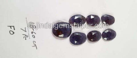 Iolite Sunstone Rose Cut Slices Iolite Sunstone Rose Cut Slices