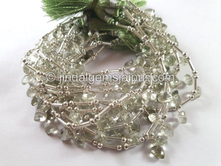 Green Amethyst Fancy Faceted Heart Beads Green Amethyst Fancy Faceted Heart Beads