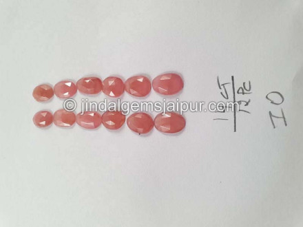 Rhodochrosite Rose Cut Slices