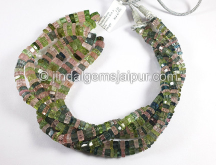 Pastel Afghan Tourmaline Bolt Shape Beads