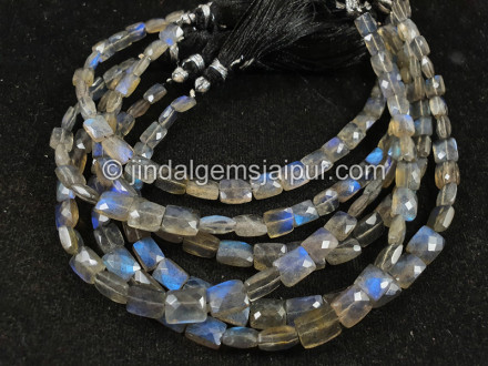 Labradorite Faceted Chicklet Beads