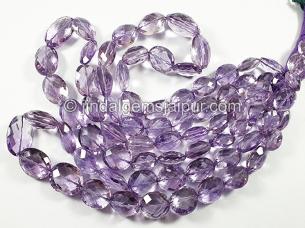 Amethyst Faceted Oval Shpae Beads