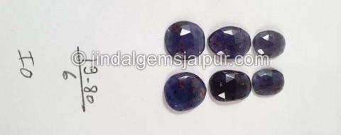 Iolite Sunstone Rose Cut Slices Iolite Sunstone Rose Cut Slices