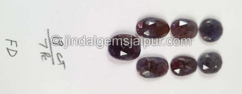Iolite Sunstone Rose Cut Slices Iolite Sunstone Rose Cut Slices