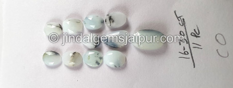 Blue Opal Peru Rose Cut Slices