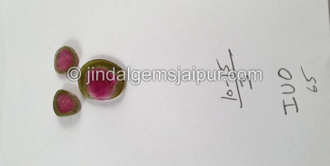 Watermelon Tourmaline Smooth Slices