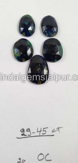 Azurite Malachite Rose Cut  Slices