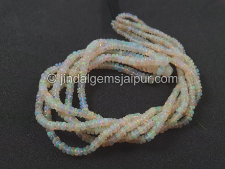 Yellow Ethiopian Opal Smooth Roundelle Beads Yellow Ethiopian Opal Smooth Roundelle Beads