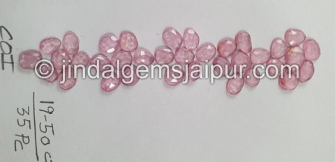 Pink Spinel Rose Cut Slices