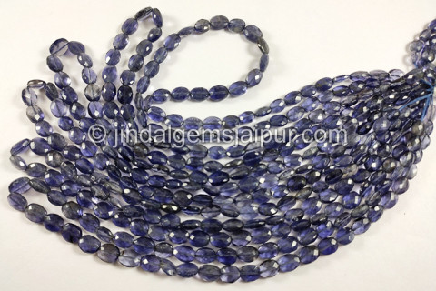 Iolite Faceted Oval Shape Beads Iolite Faceted Oval Shape Beads