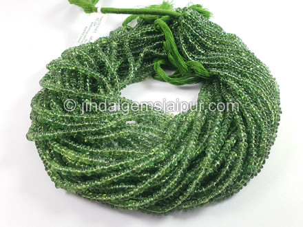 Green Apatite Smooth Roundelle Shape Big Beads Green Apatite Smooth Roundelle Shape Big Beads