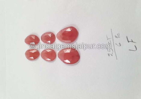 Rhodochrosite Rose Cut Slices