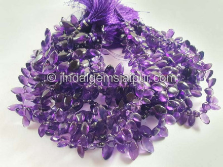 Amethyst Smooth Marquise Beads Amethyst Smooth Marquise Beads