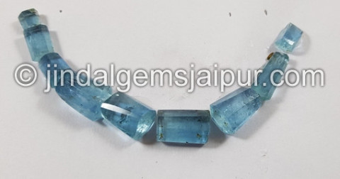 Aquamarine Step Cut Tube