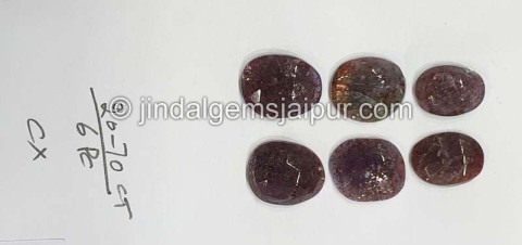 Iolite Sunstone Rose Cut Slices Iolite Sunstone Rose Cut Slices