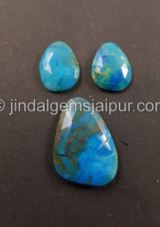 Andean Blue Opal Rose Cut Slices
