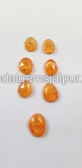 Mandarin Garnet Rose Cut Slices Mandarin Garnet Rose Cut Slices