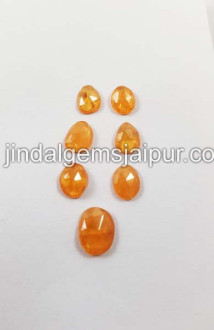 Mandarin Garnet Rose Cut Slices Mandarin Garnet Rose Cut Slices