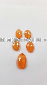 Mandarin Garnet Rose Cut Slices Mandarin Garnet Rose Cut Slices