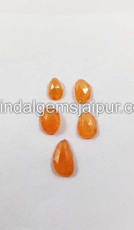Mandarin Garnet Rose Cut Slices Mandarin Garnet Rose Cut Slices