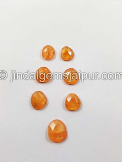 Mandarin Garnet Rose Cut Slices Mandarin Garnet Rose Cut Slices