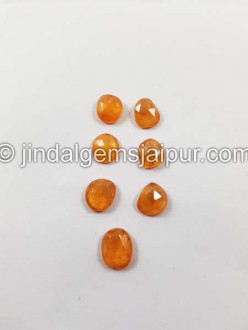 Mandarin Garnet Rose Cut Slices Mandarin Garnet Rose Cut Slices