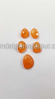 Mandarin Garnet Rose Cut Slices Mandarin Garnet Rose Cut Slices