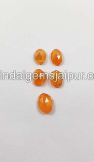 Mandarin Garnet Rose Cut Slices Mandarin Garnet Rose Cut Slices