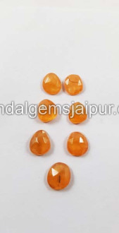 Mandarin Garnet Rose Cut Slices Mandarin Garnet Rose Cut Slices