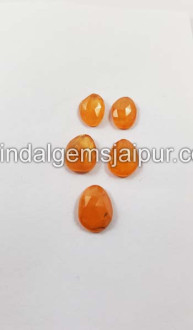Mandarin Garnet Rose Cut Slices Mandarin Garnet Rose Cut Slices