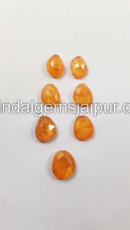 Mandarin Garnet Rose Cut Slices Mandarin Garnet Rose Cut Slices