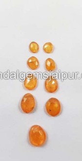 Mandarin Garnet Rose Cut Slices Mandarin Garnet Rose Cut Slices
