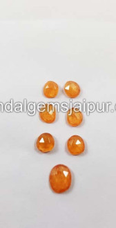 Mandarin Garnet Rose Cut Slices Mandarin Garnet Rose Cut Slices