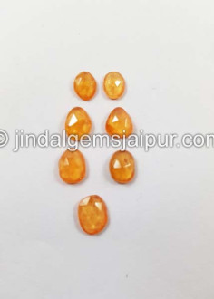 Mandarin Garnet Rose Cut Slices Mandarin Garnet Rose Cut Slices