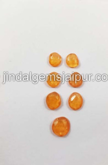 Mandarin Garnet Rose Cut Slices Mandarin Garnet Rose Cut Slices