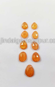 Mandarin Garnet Rose Cut Slices Mandarin Garnet Rose Cut Slices
