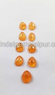 Mandarin Garnet Rose Cut Slices Mandarin Garnet Rose Cut Slices