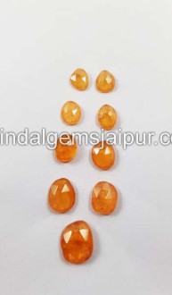 Mandarin Garnet Rose Cut Slices Mandarin Garnet Rose Cut Slices