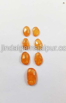 Mandarin Garnet Rose Cut Slices Mandarin Garnet Rose Cut Slices