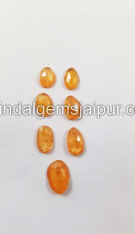 Mandarin Garnet Rose Cut Slices Mandarin Garnet Rose Cut Slices