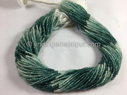 Grandidierite Shaded Micro Cut Round Beads