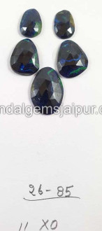 Azurite Malachite Rose Cut Slices