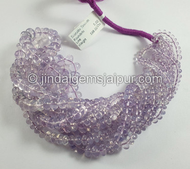 Scorolite Or Lavender Quartz Smooth Roundelle Shape Beads Scorolite Or Lavender Quartz Smooth Roundelle Shape Beads