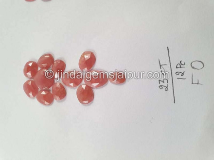 Rhodochrosite Rose Cut Slices