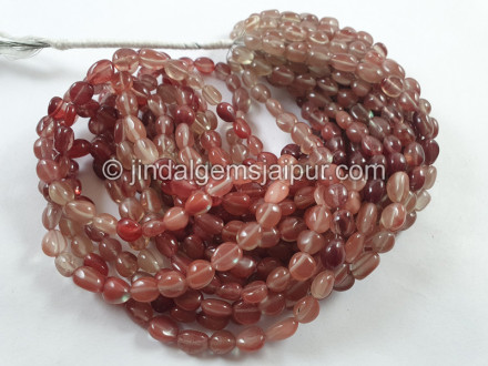 Andesine Labradorite Smooth Oval Nugget Beads