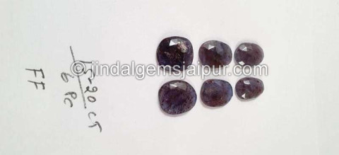 Iolite Sunstone Rose Cut Slices Iolite Sunstone Rose Cut Slices