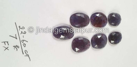 Iolite Sunstone Rose Cut Slices Iolite Sunstone Rose Cut Slices