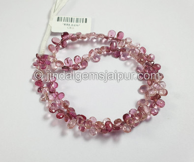 Pink Tourmaline Faceted Pear & Heart Shape Beads Pink Tourmaline Faceted Pear & Heart Shape Beads