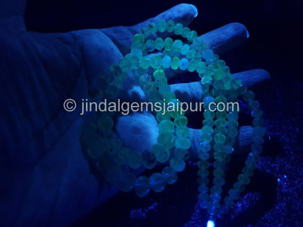 Hyalite Opal Smooth Roundelle Beads