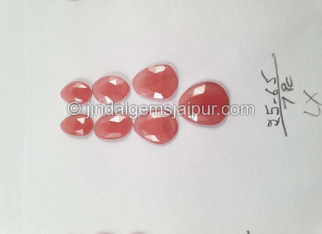 Rhodochrosite Rose Cut Slices